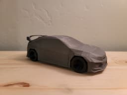 Low Poly Honda Civic Type R - Remastered 3d model