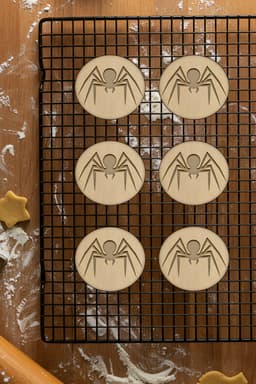 Spider Cookie Cutter, Biscuit Cutter 3d model