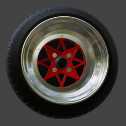 SSR Starshark wheels 1/64 JDM 3d model