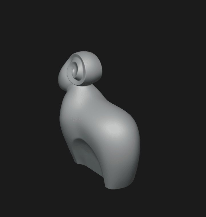 Home Decor: Ram Absrtact 3d model