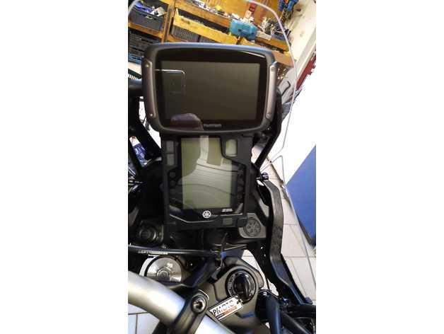 TomTom Rider 550 GPS mount 12mm bar Tenere 700 3d model