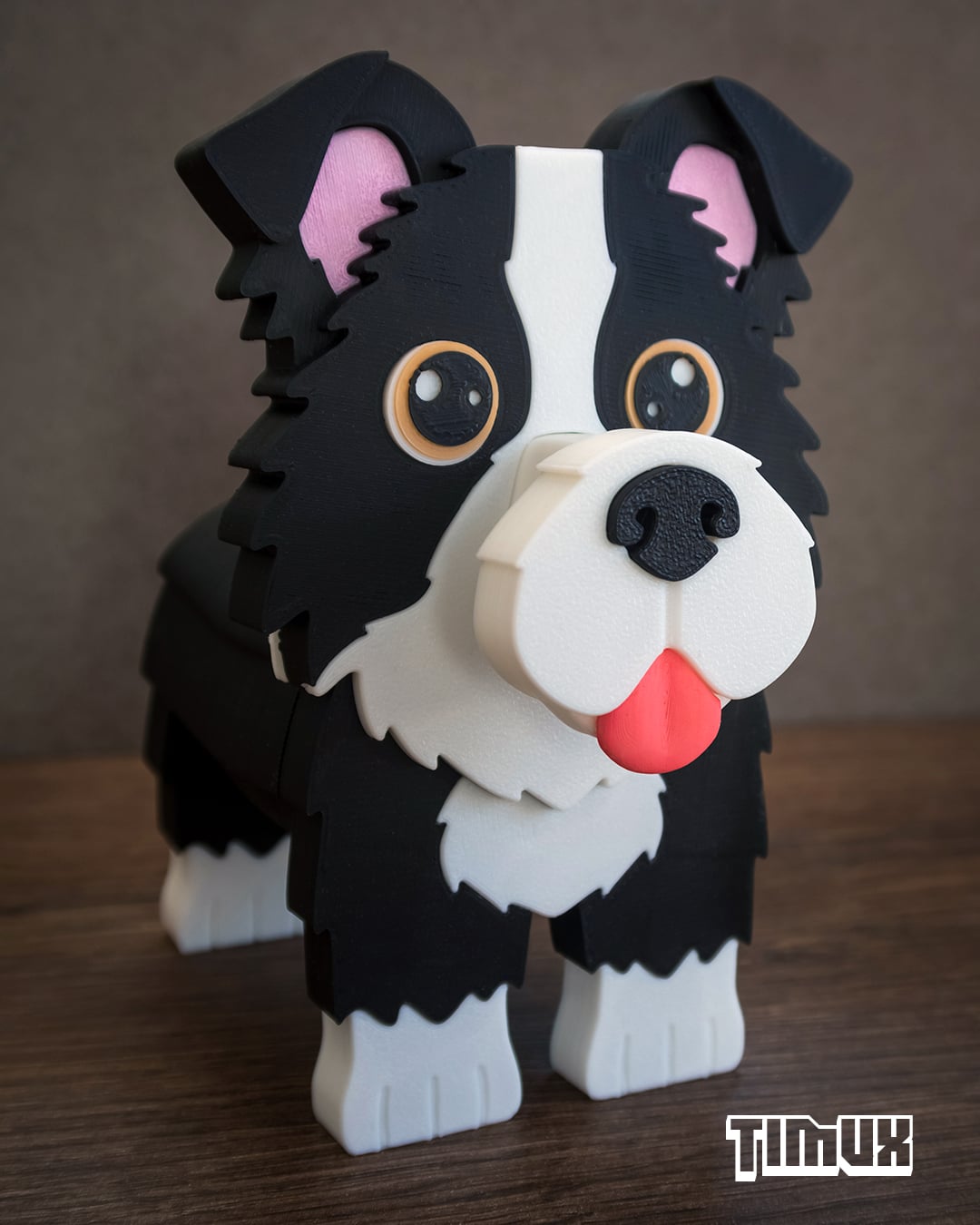 BORDER COLLIE GLASSES HOLDER 3d model
