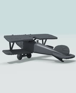 1:144 Albatros D.III(OAW) (Double radiator) 3d model