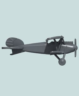 1:144 Albatros D.III(OAW) (Double radiator) 3d model