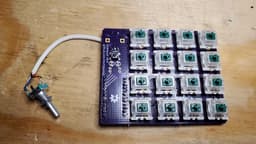 Dumbpad - 4x4 Macro Keypad with Rotary Encoder 3d model
