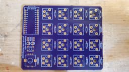 Dumbpad - 4x4 Macro Keypad with Rotary Encoder 3d model