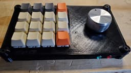 Dumbpad - 4x4 Macro Keypad with Rotary Encoder 3d model