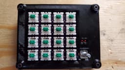 Dumbpad - 4x4 Macro Keypad with Rotary Encoder 3d model