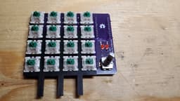 Dumbpad - 4x4 Macro Keypad with Rotary Encoder 3d model