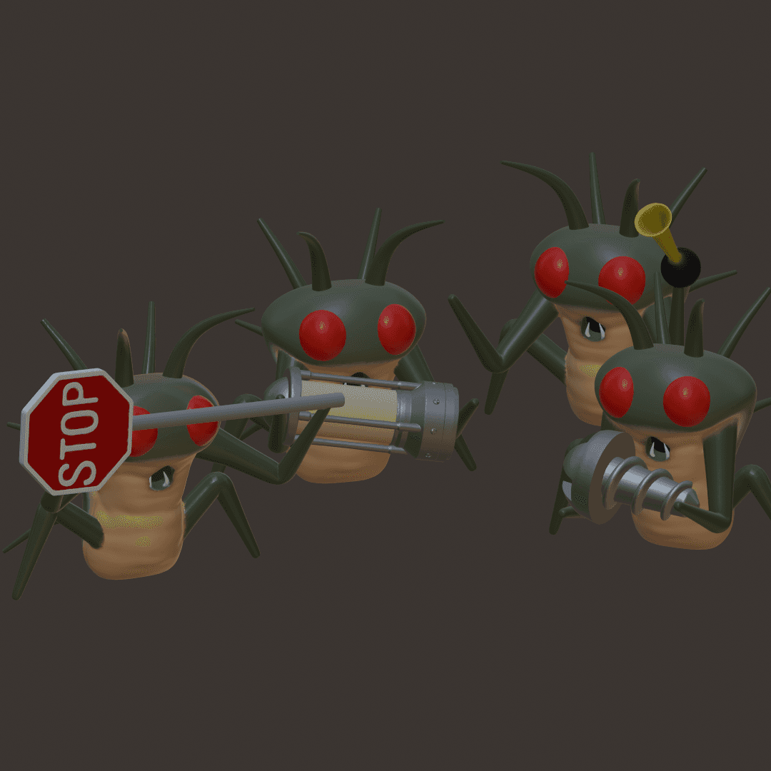 The (Hoarding) Bugs Are Back In Town 3d model