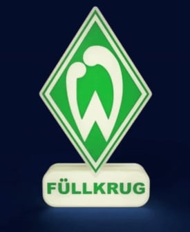 Werder Bremen Sign - LED strip compatible 3d model