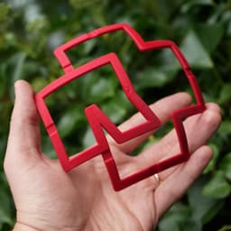 Rammstein logo hair pin (large) 3d model