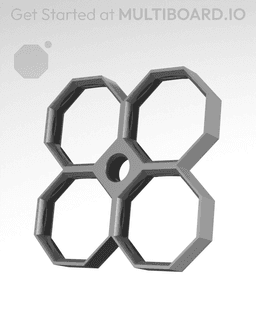 2x2 Multiboard Corner Legacy Tile 3d model
