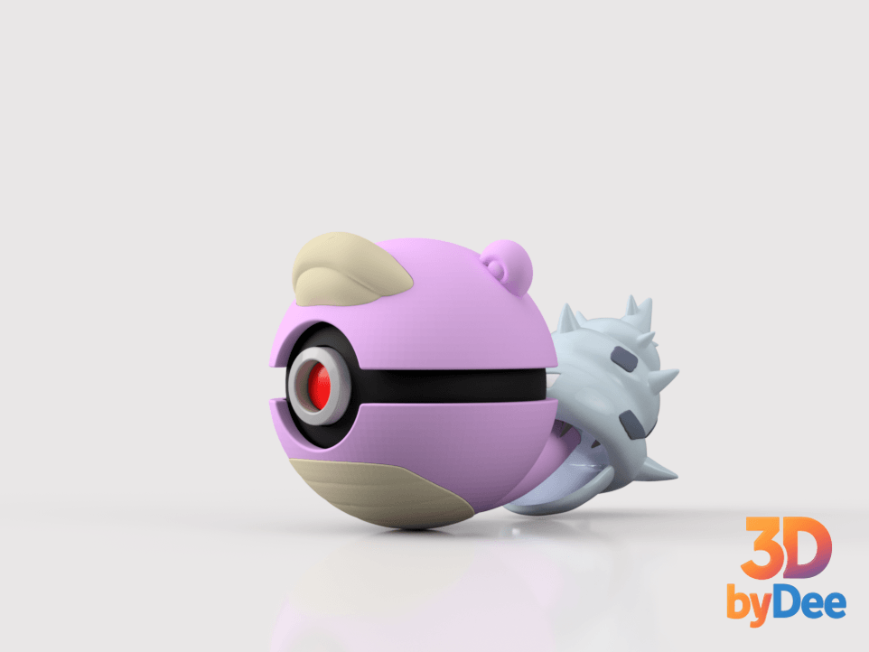 Slowbro Poke Ball 3d model
