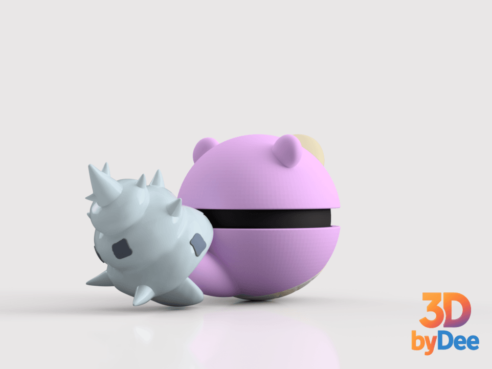 Slowbro Poke Ball 3d model
