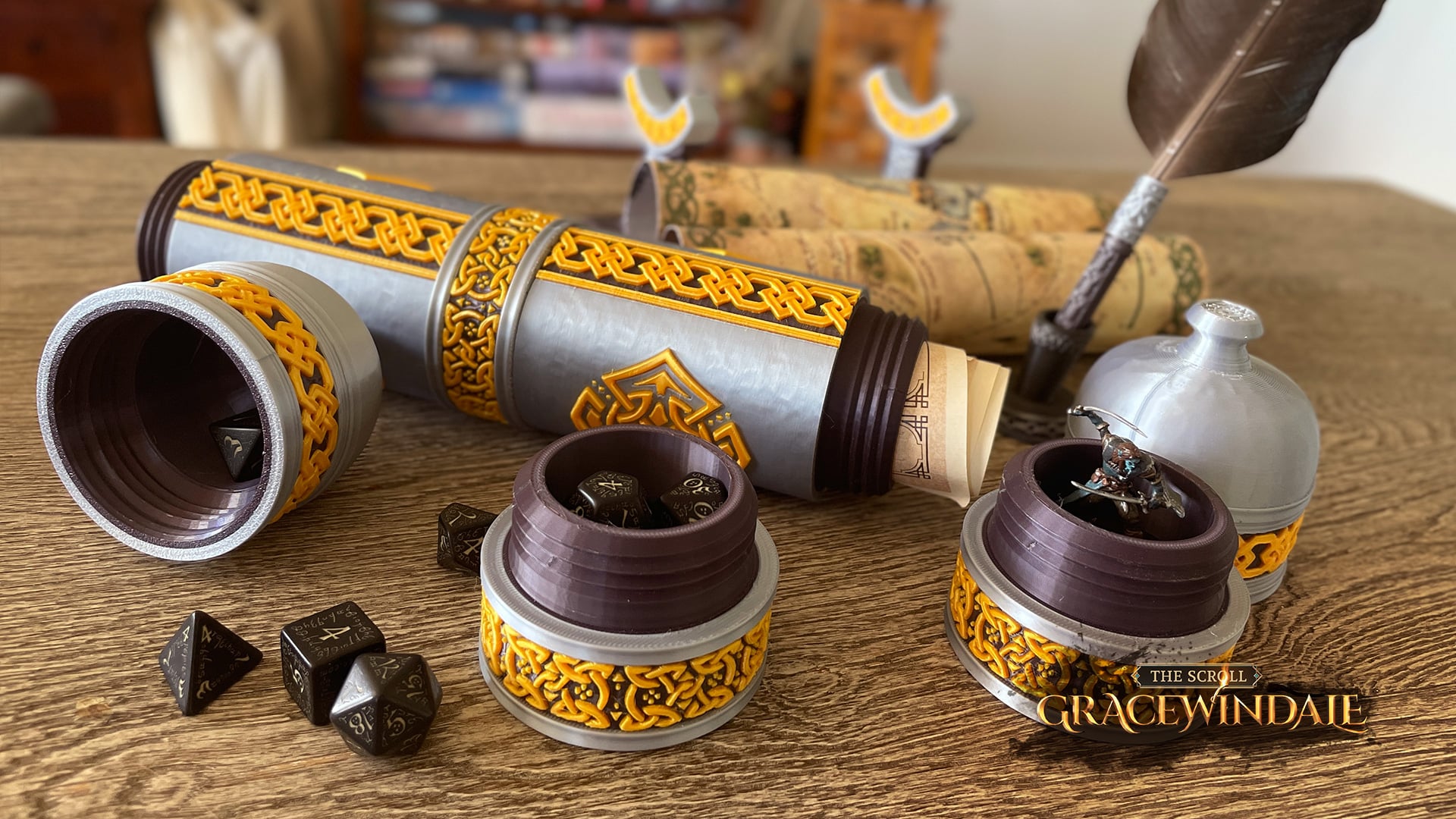 Scribe's Scroll Holder 3d model