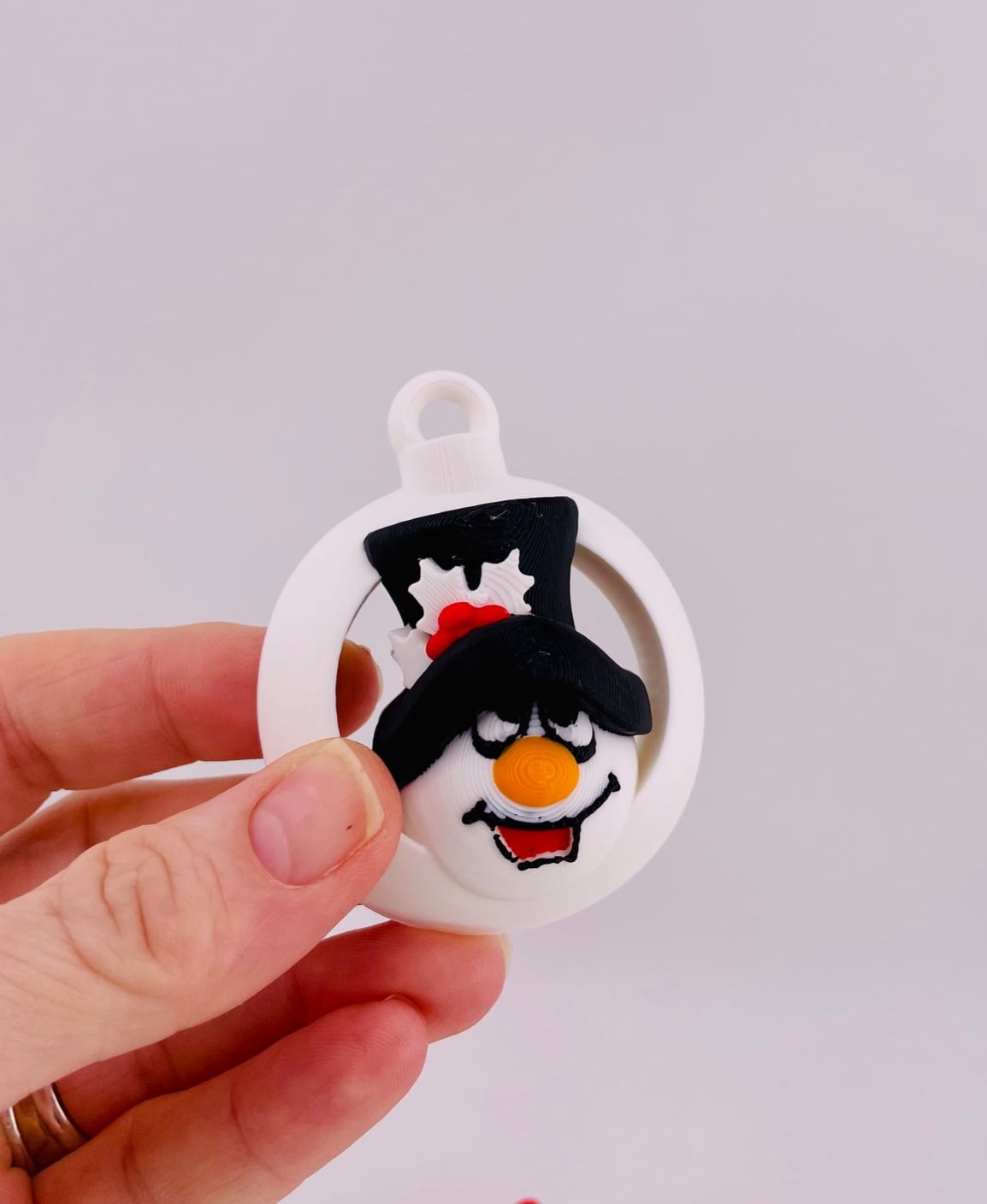 Snowman Ornament Set 3d model
