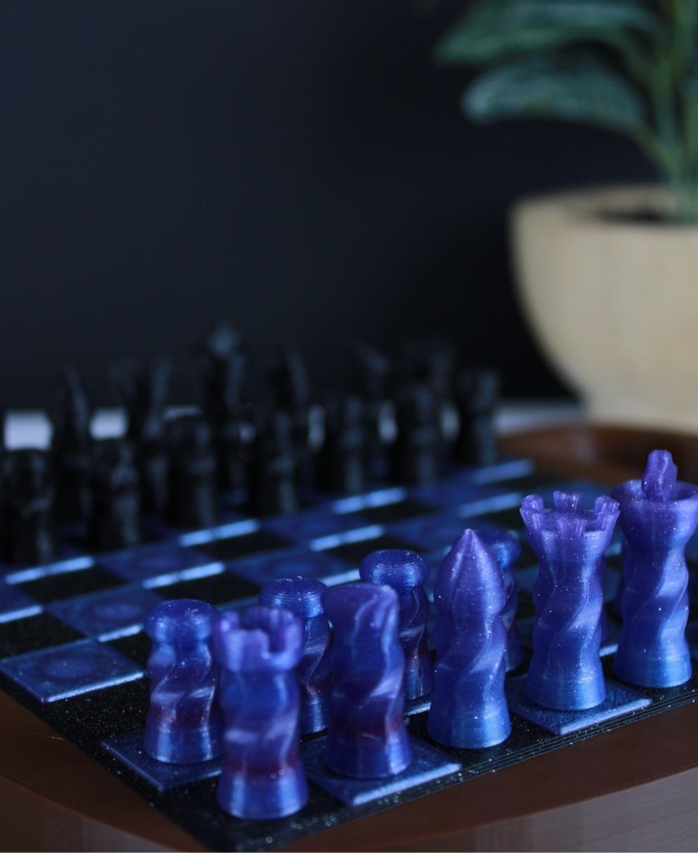 Magnetic Travel Chess Set 3d model
