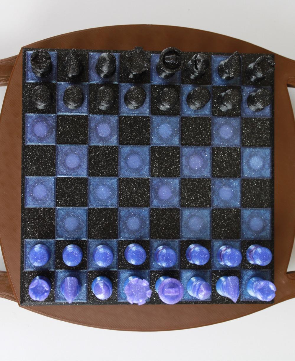 Magnetic Travel Chess Set 3d model