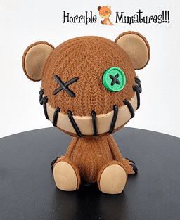 Horrible knitted teddy!!! 3d model