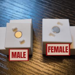 Fragmented Cube 3D Puzzle with Magnets 3d model