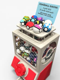 Mini Gacha Machine 3d model