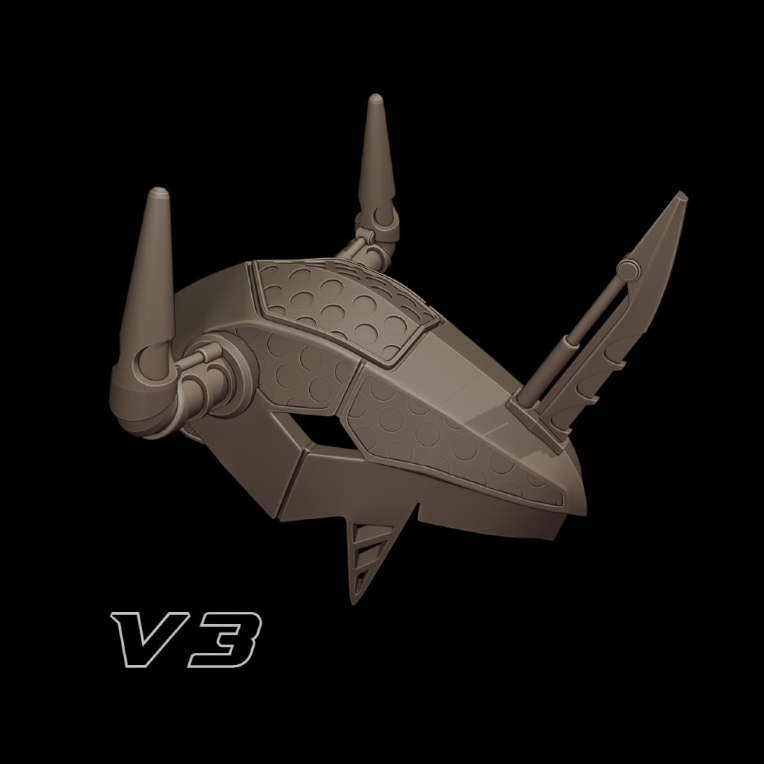 Bionicle Wargreymon Helm V3 3d model