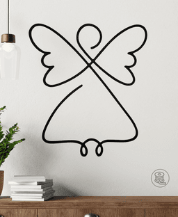 Angel Wall Art 3d model
