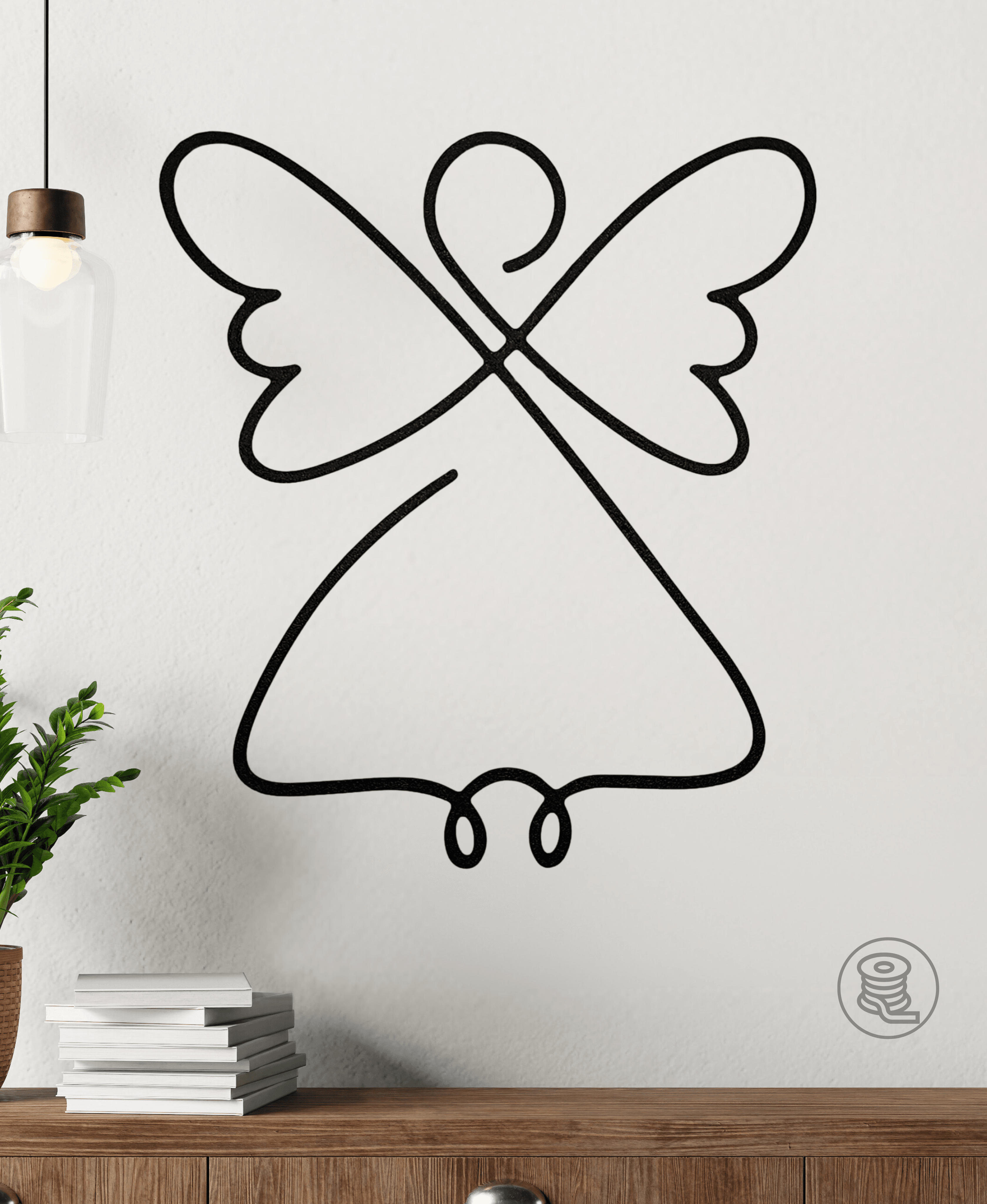 Angel Wall Art 3d model