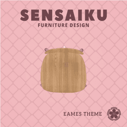 Miniature Replica 1:12 04. Eames LCM Chair for Miniature Dollhouse - Vitra - 3D Print Instant Downl 3d model