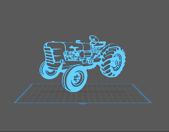 Tractor - Someca Wall Art 3d model