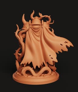 Dark Knight Statue | Chaos Warrior Figure | Fantasy Knight Sculpture | 3D Printed Warrior 3d model