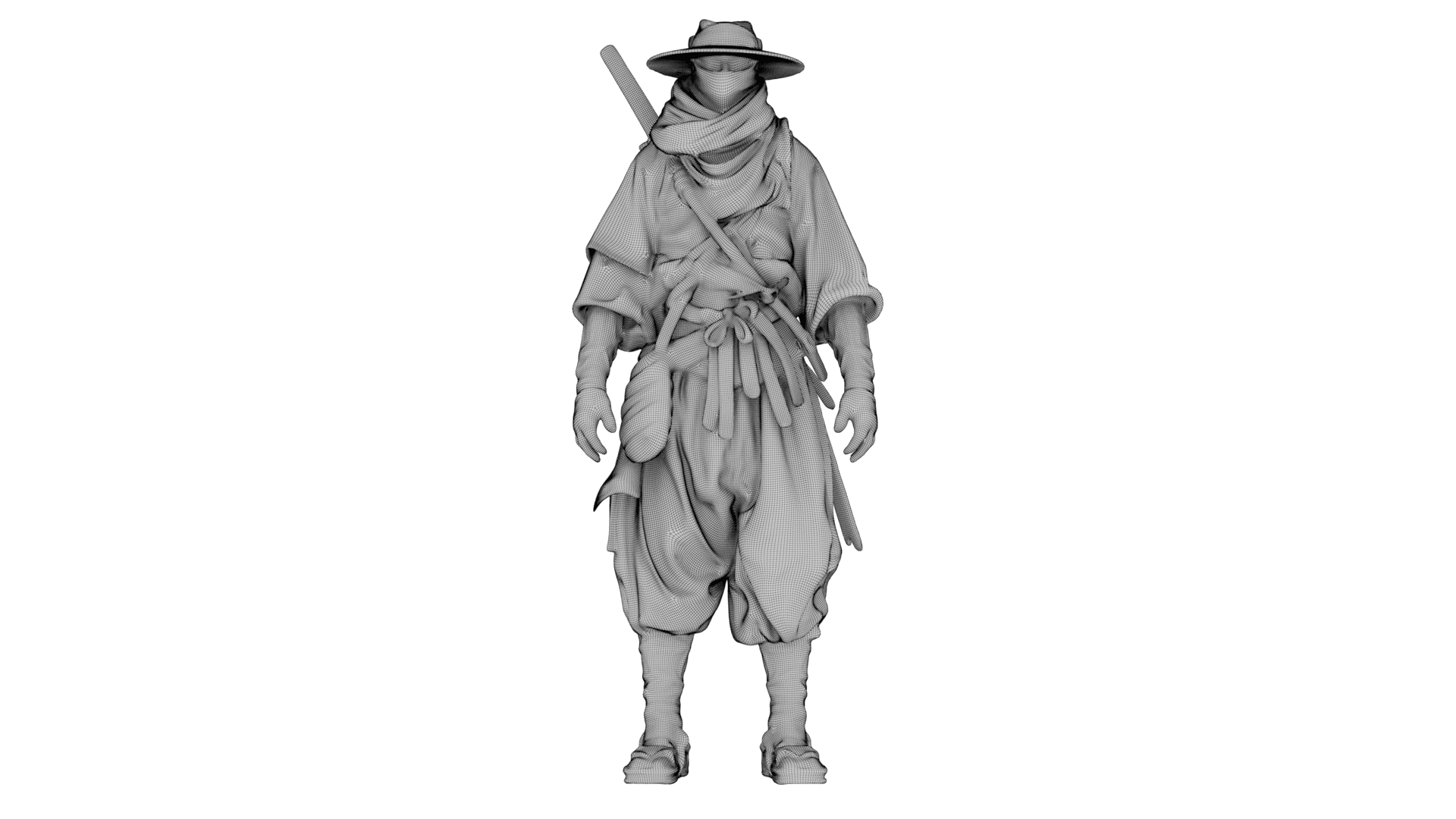 Desert Shadow Warrior 3d model
