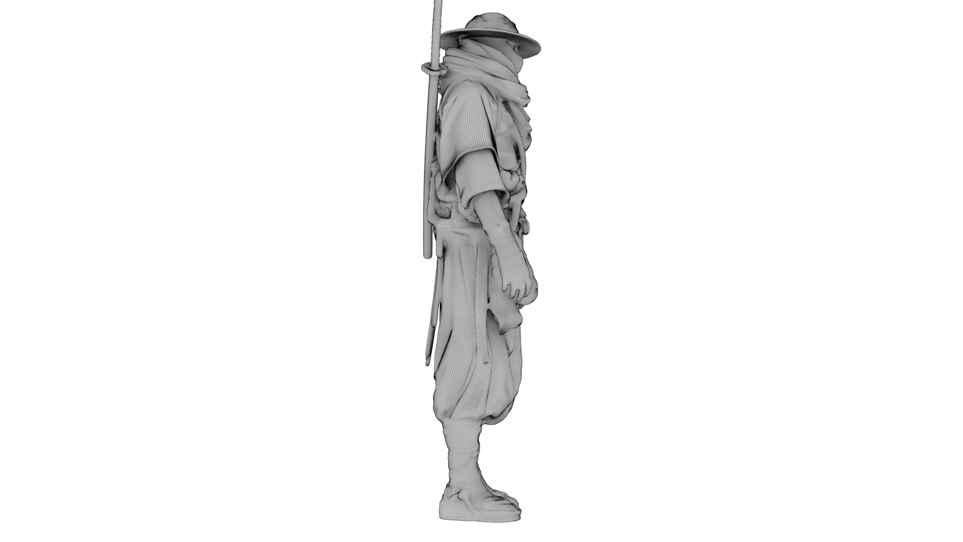 Desert Shadow Warrior 3d model