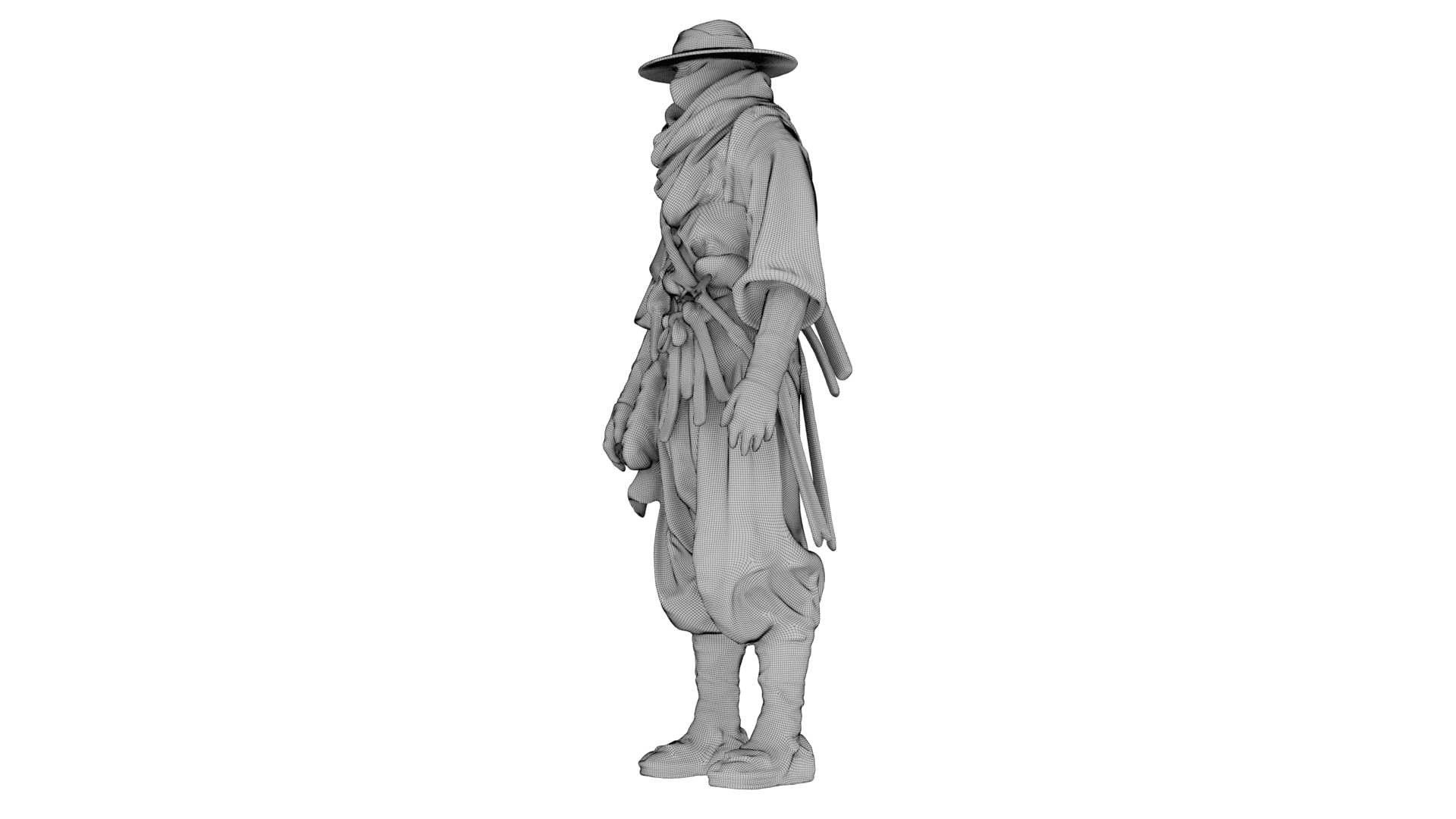 Desert Shadow Warrior 3d model