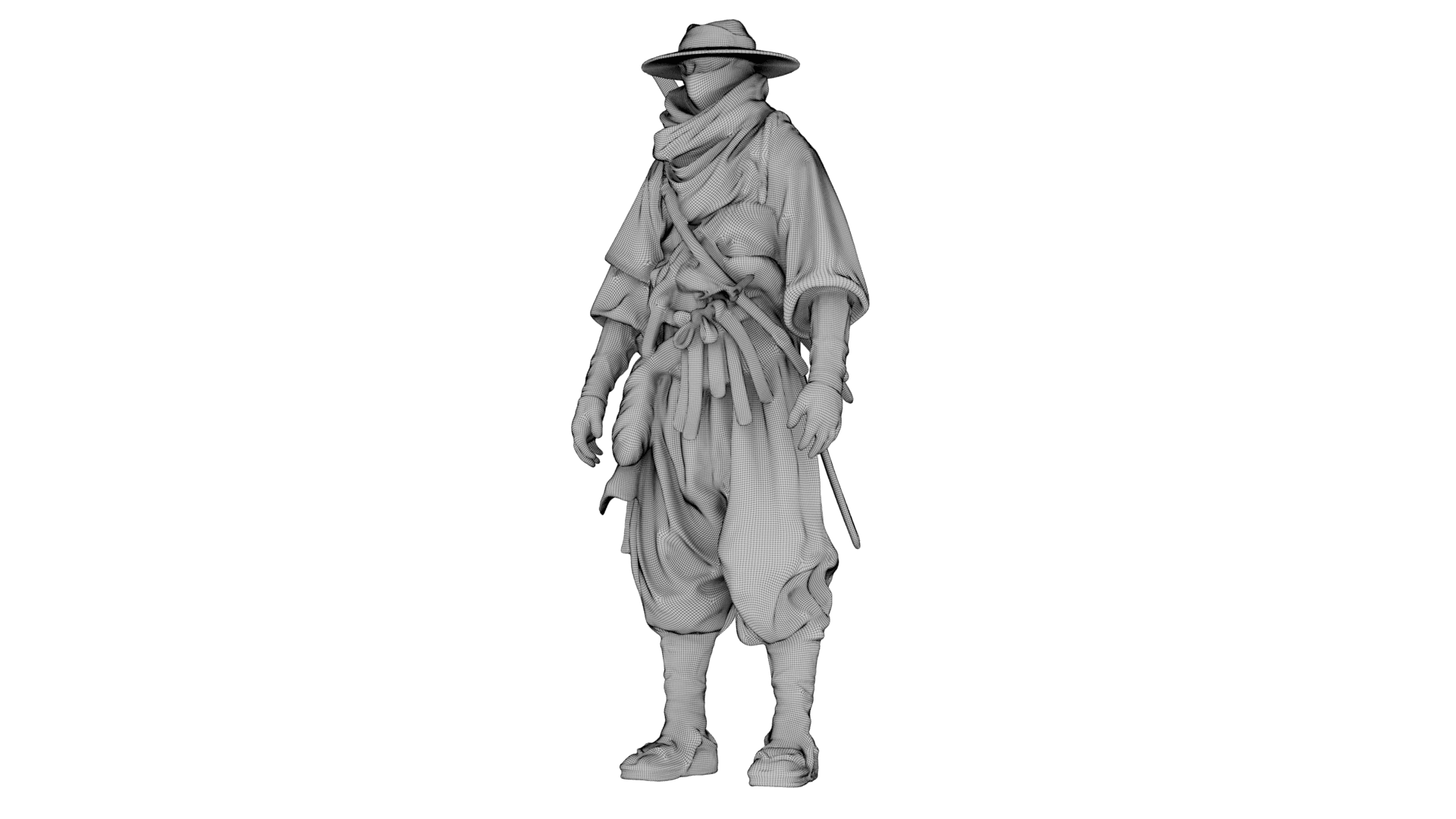 Desert Shadow Warrior 3d model