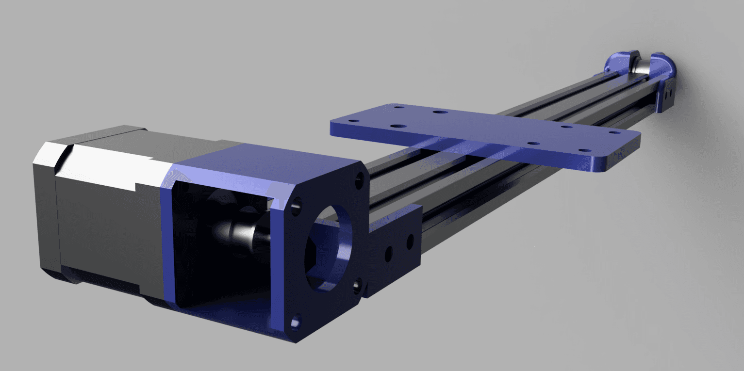 Linear actuator 3d model