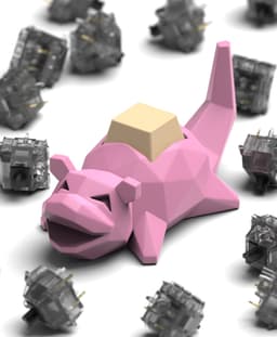 Slowpoke - Keyboard clicker 3d model