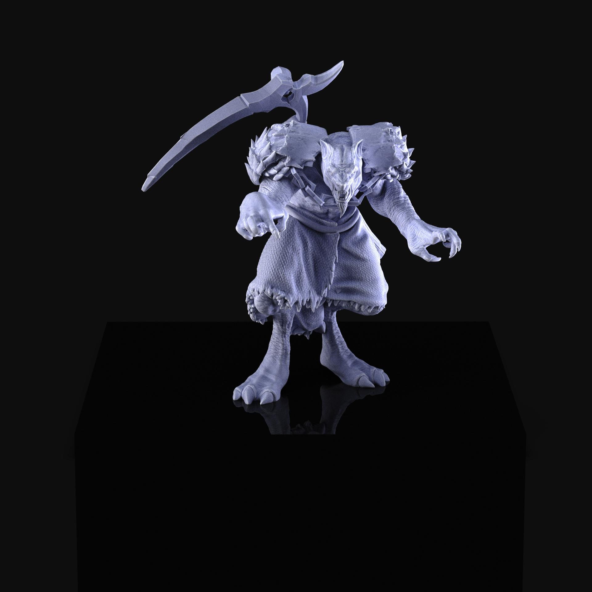 Werewolf Warlock 3d model