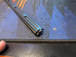 RV Trailer Screen Door Frame - Vertical Latch 3d model