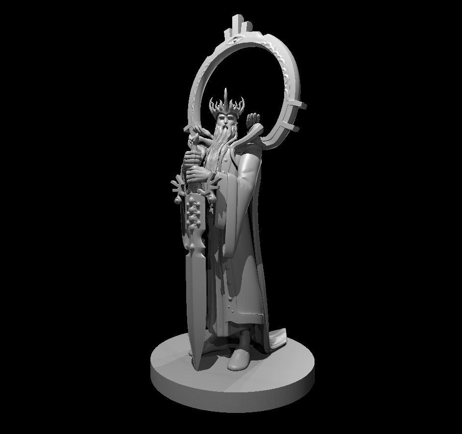 Celestial King - Celestial King Angel - 3d print render - D&D - 3d model