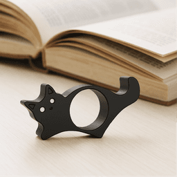 Cat Book Page Holder | Cute Reading Accessory for Book Lovers | Thumb Bookmark | Comfortable Reading 3d model