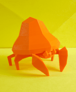 Parasect Low Poly Pokemon 3d model