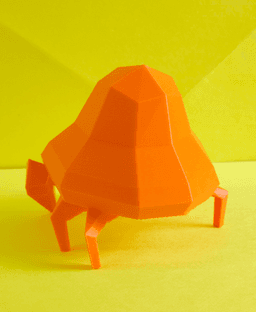Parasect Low Poly Pokemon 3d model