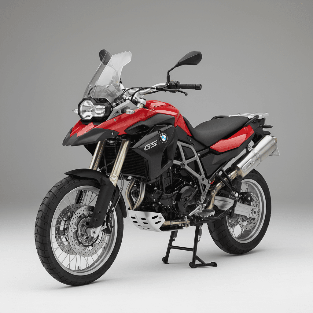 BMW F800GS DualSport Adventure Motorcycle 3d model