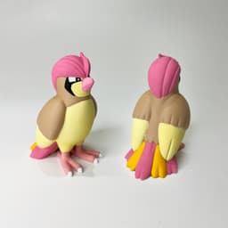 Pidgeotto (Easy Print No Supports) 3d model