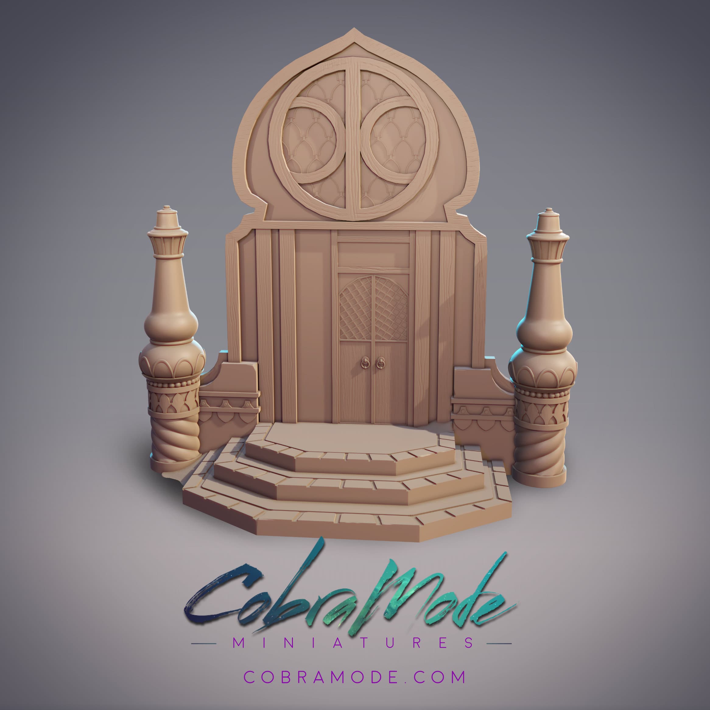 Gasworks Door Scatter Terrain (Supportless) 3d model
