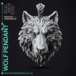 Wolf pendant - Jewellery