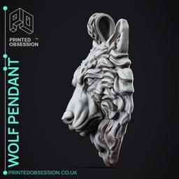 Wolf pendant - Jewellery