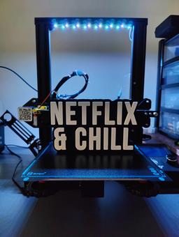 Netflix and Chill led sign